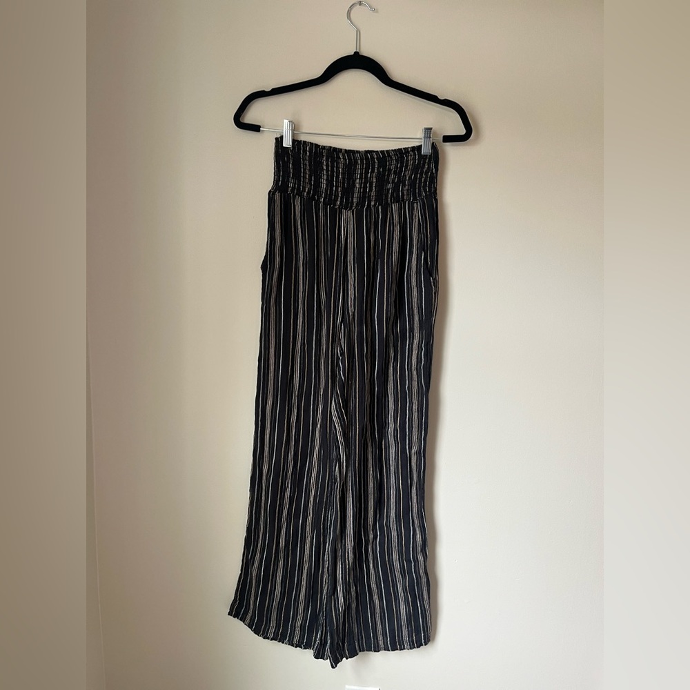 Billabong Black and White Textured Pants